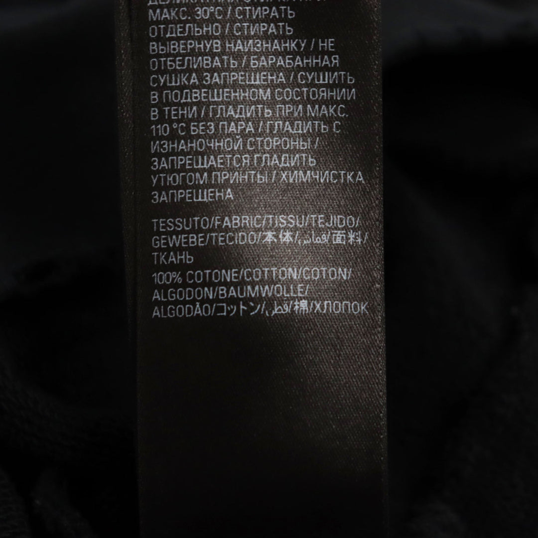 BALENCIAGA Hoodie 739024 Main: 100% cotton black mens 2 Used Authentic