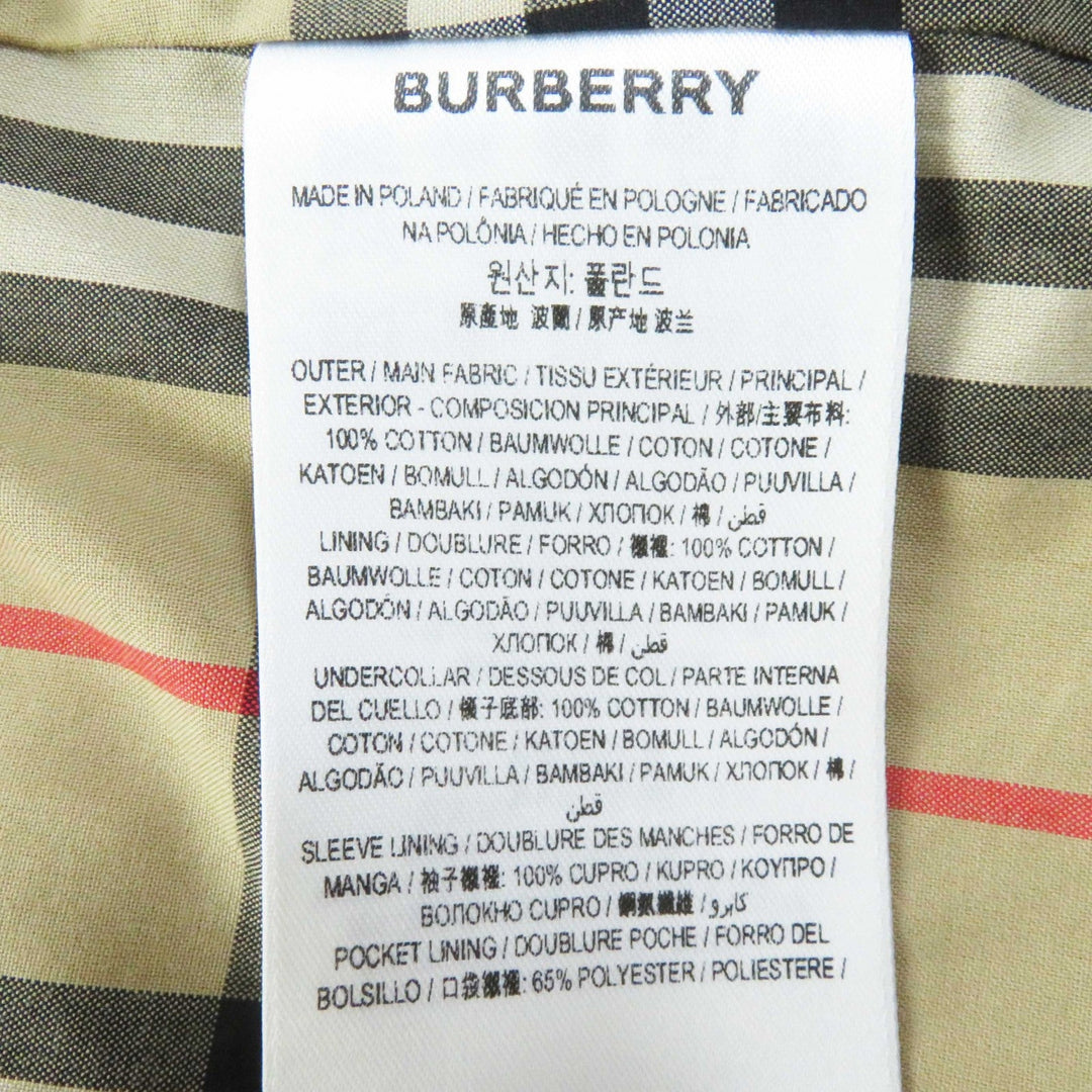 BURBERRY trench coat 8037621 Outer: 100% cotton, Lining: 100% cotton, Sleeve lining: 100% cupra, Pocket lining: 65% polyester, 35% cotton beige Graffiti Women 36 Used Authentic