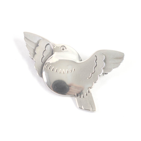 Georg Jensen Brooch Main�FSV925 Silver Women Used Authentic