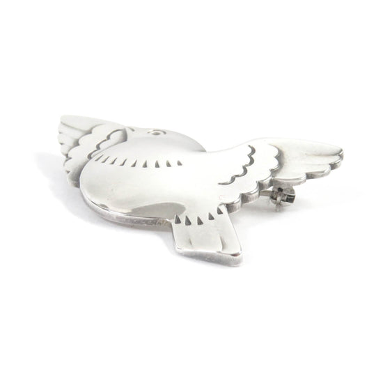 Georg Jensen Brooch Main�FSV925 Silver Women Used Authentic