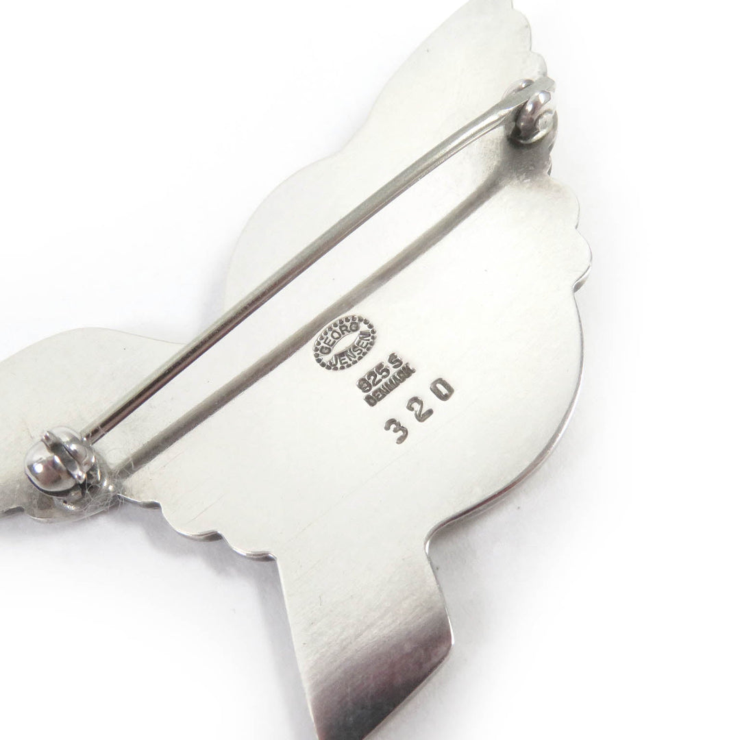 Georg Jensen Brooch Main�FSV925 Silver Women Used Authentic