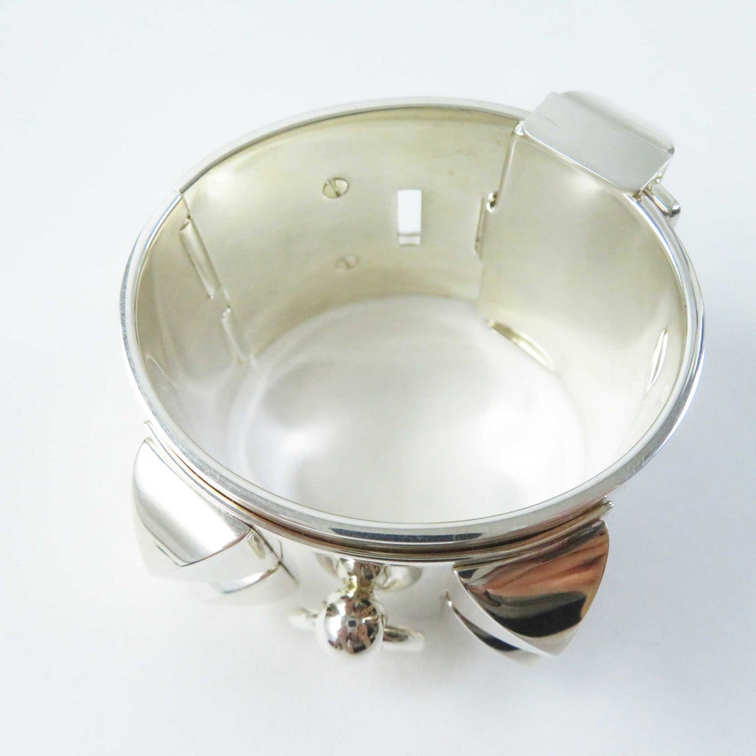 HERMES Bangle Main�FAG925 Silver Women Used Authentic