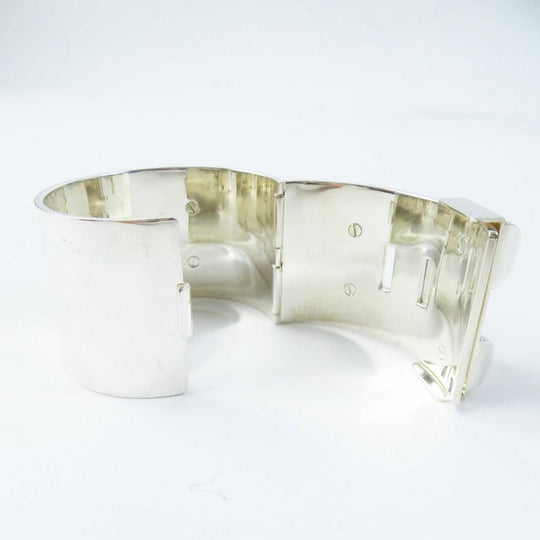 HERMES Bangle Main�FAG925 Silver Women Used Authentic