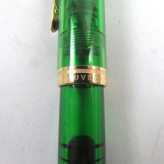 PERIKAN fountain pen Nib: K18 Clear Green Gold SOUVERAN 2023 M800 Demonstrator mens Used Authentic