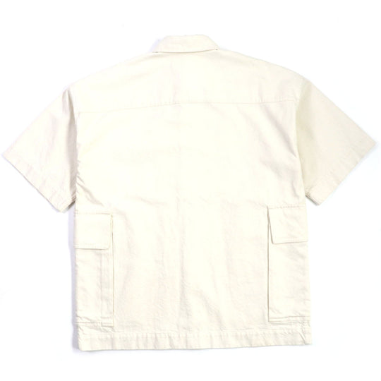 MARNI Short sleeve shirt Main: 100% cotton Ivory pink Brush strokes mens 44 Used Authentic