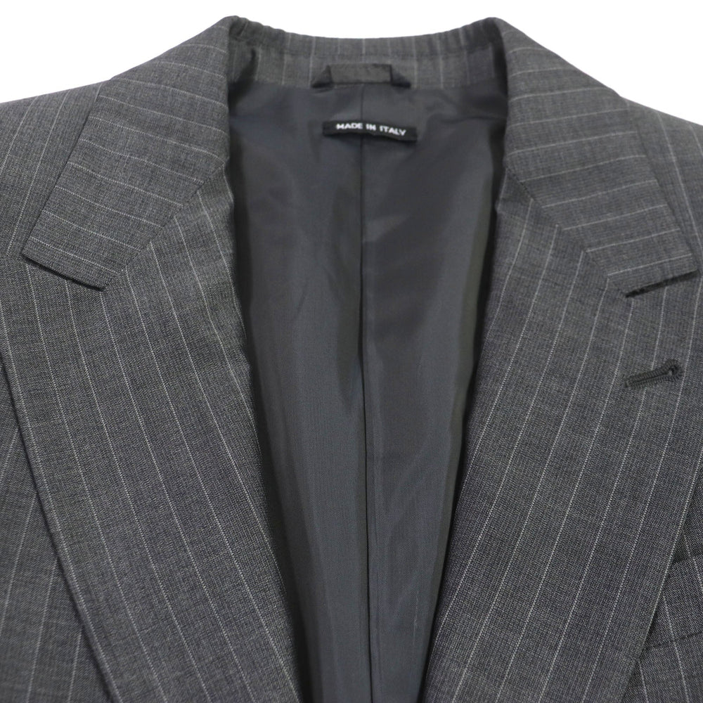 GIORGIO ARMANI suit Outer: 60% wool, Outer: 40% silk, Lining: 100% cupra gray mens 48 Used Authentic