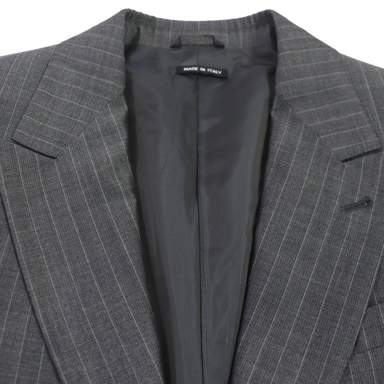 GIORGIO ARMANI suit Outer: 60% wool, Outer: 40% silk, Lining: 100% cupra gray mens 48 Used Authentic