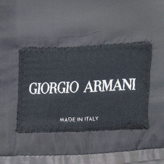GIORGIO ARMANI suit Outer: 60% wool, Outer: 40% silk, Lining: 100% cupra gray mens 48 Used Authentic