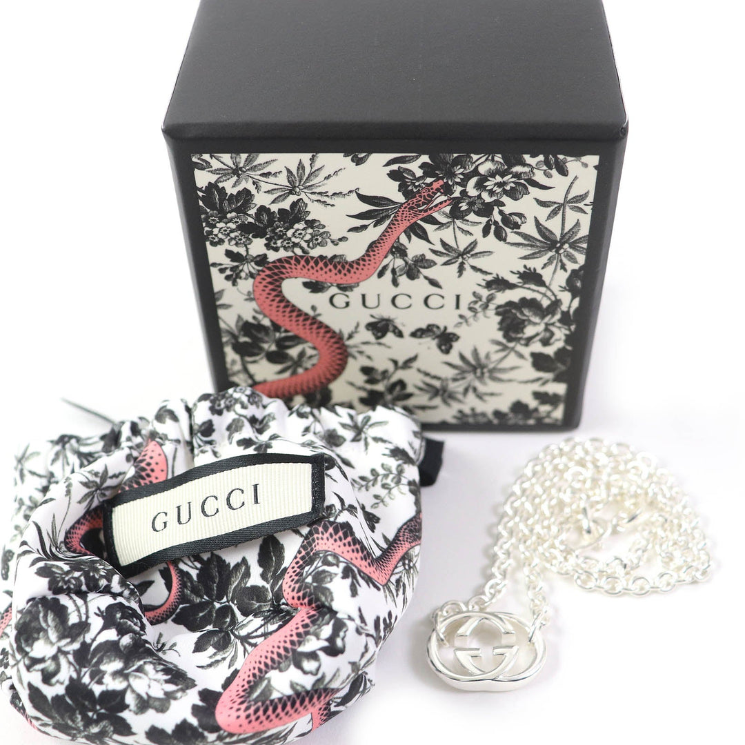 GUCCI Necklace 190489 Main�FSV925 Silver Women Used Authentic