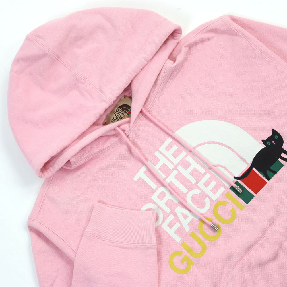 GUCCI Hoodie 626989 Main: 100% cotton pink mens M Used Authentic