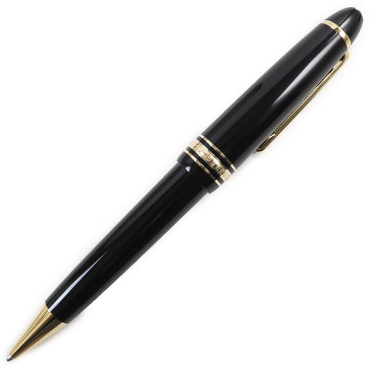 MONTBLANC Ballpoint pen Precious resin Black gold Meisterstck Pix Le Grand mens Used Authentic