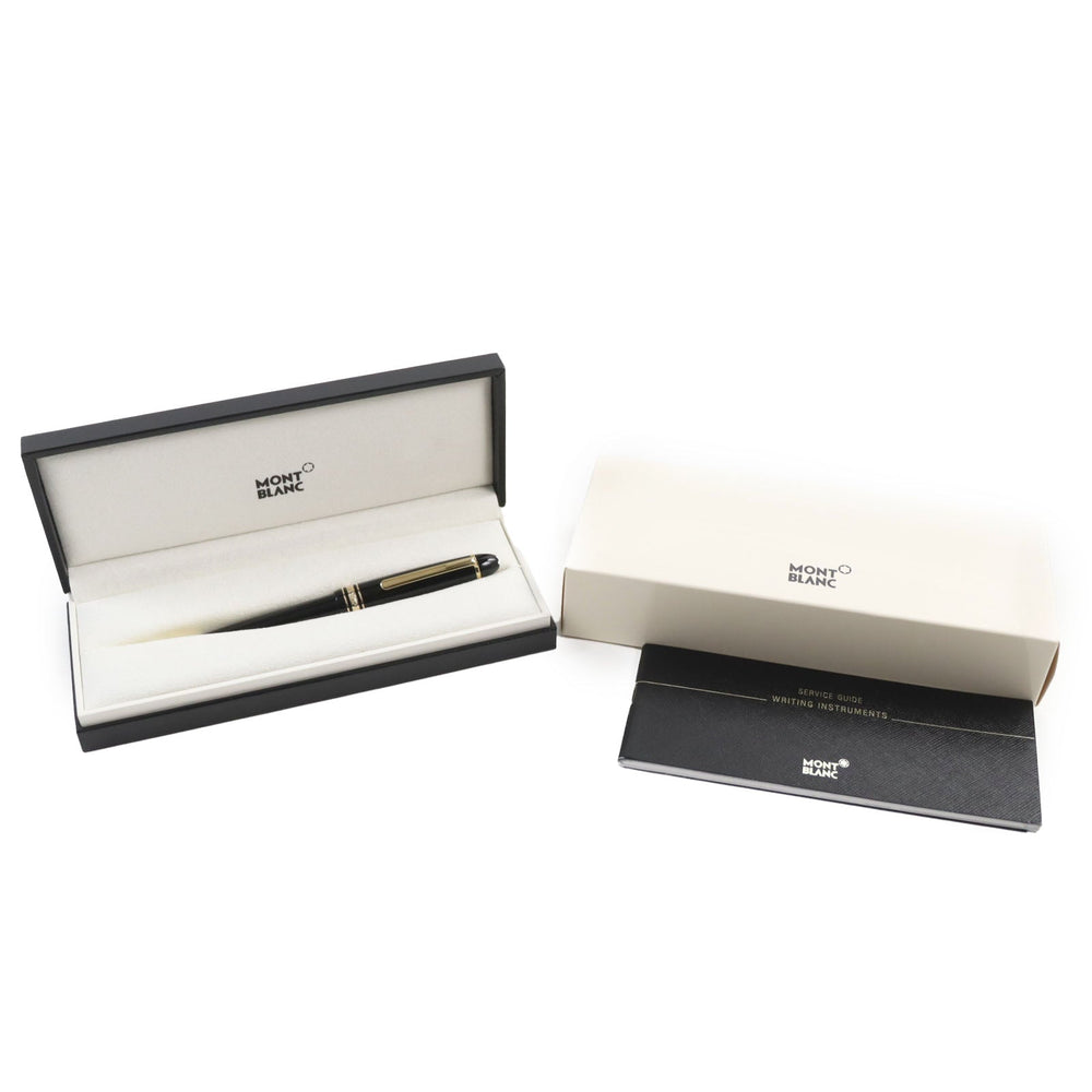 MONTBLANC Ballpoint pen Precious resin Black gold Meisterstck Pix Le Grand mens Used Authentic