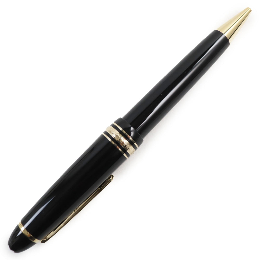 MONTBLANC Ballpoint pen Precious resin Black gold Meisterstck Pix Le Grand mens Used Authentic