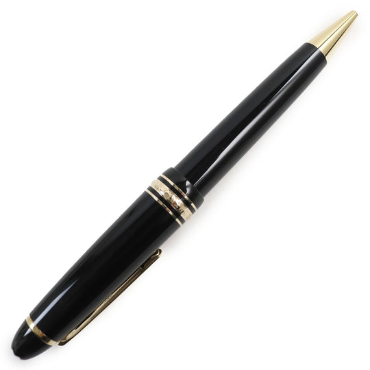 MONTBLANC Ballpoint pen Precious resin Black gold Meisterstck Pix Le Grand mens Used Authentic