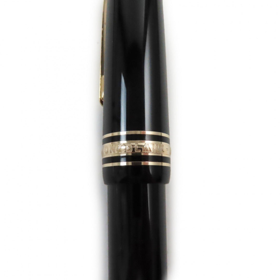 MONTBLANC Ballpoint pen Precious resin Black gold Meisterstck Pix Le Grand mens Used Authentic