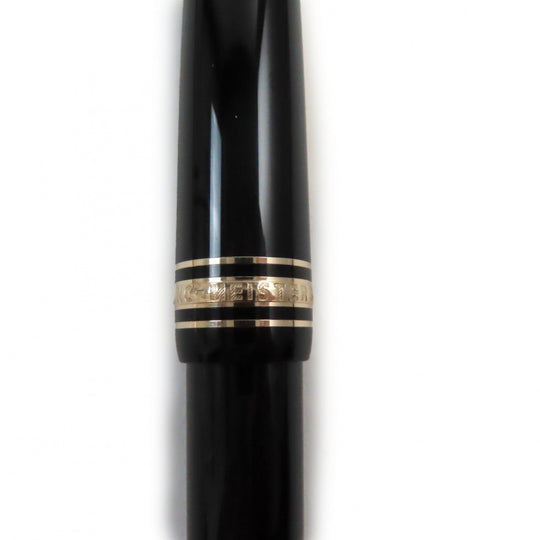 MONTBLANC Ballpoint pen Precious resin Black gold Meisterstck Pix Le Grand mens Used Authentic