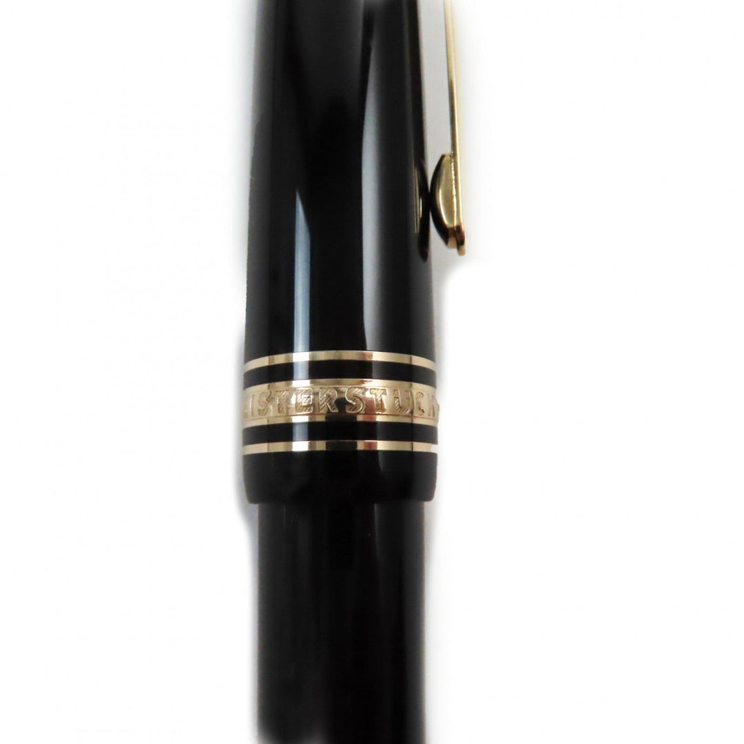 MONTBLANC Ballpoint pen Precious resin Black gold Meisterstck Pix Le Grand mens Used Authentic