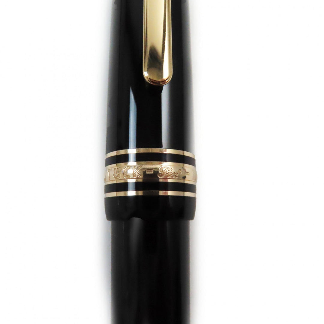 MONTBLANC Ballpoint pen Precious resin Black gold Meisterstck Pix Le Grand mens Used Authentic