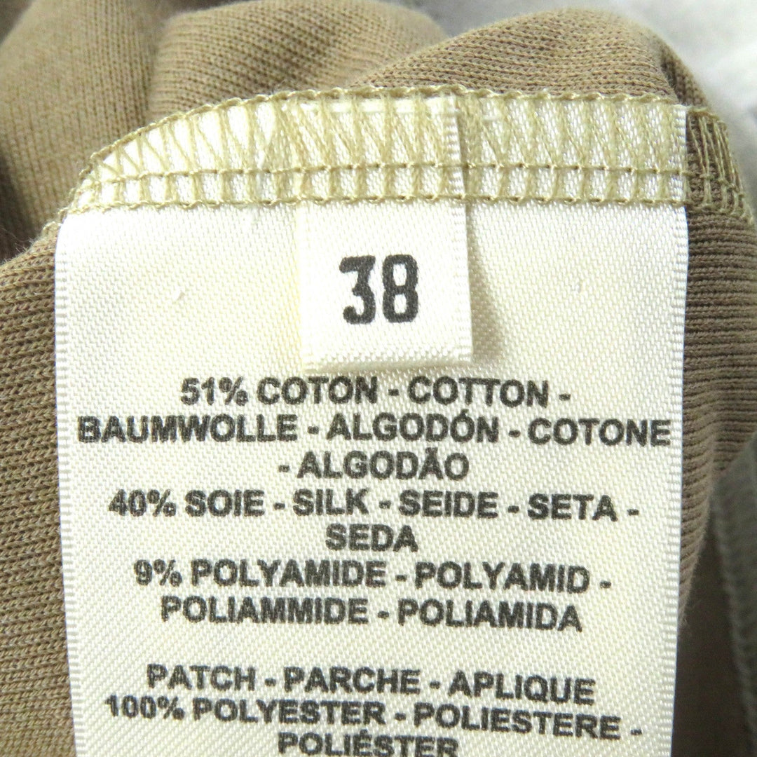 HERMES Cut Main: 51% cotton, Main: 40% silk, Main: 9% nylon, Rib: 98% silk, 2% polyurethane, Decoration: 100% polyester, Piping: 77% polyester, 23% polyurethane Gurege Crude cell Women 38 Used Authentic
