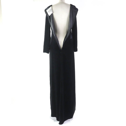VALENTINO dress Outer: 80% rayon, Outer: 20% silk, Lining: 100% silk, Part: 100% silk, Part: 100% polyester black Women 38 Used Authentic