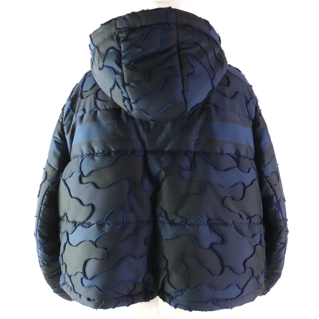 Christian Dior Down jacket 057C21A2966 Main: 100% polyester, Part: 100% polyester, Filling: 100% polyester Dark navy Women S Used Authentic