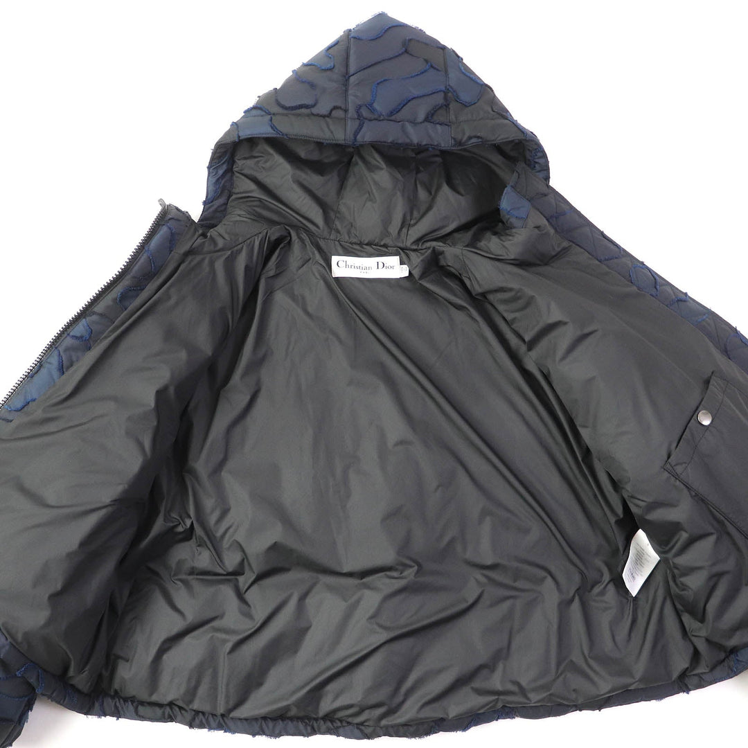 Christian Dior Down jacket 057C21A2966 Main: 100% polyester, Part: 100% polyester, Filling: 100% polyester Dark navy Women S Used Authentic