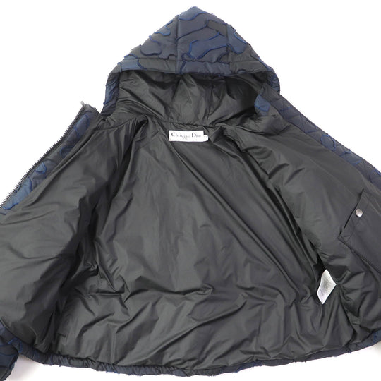 Christian Dior Down jacket 057C21A2966 Main: 100% polyester, Part: 100% polyester, Filling: 100% polyester Dark navy Women S Used Authentic
