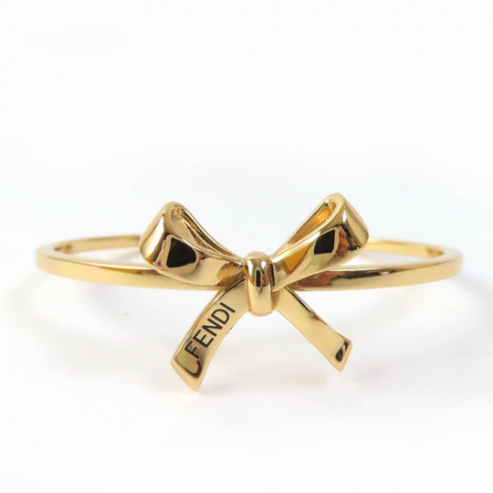 FENDI Bangle 8AK080 Gold Plated gold Women M Used Authentic