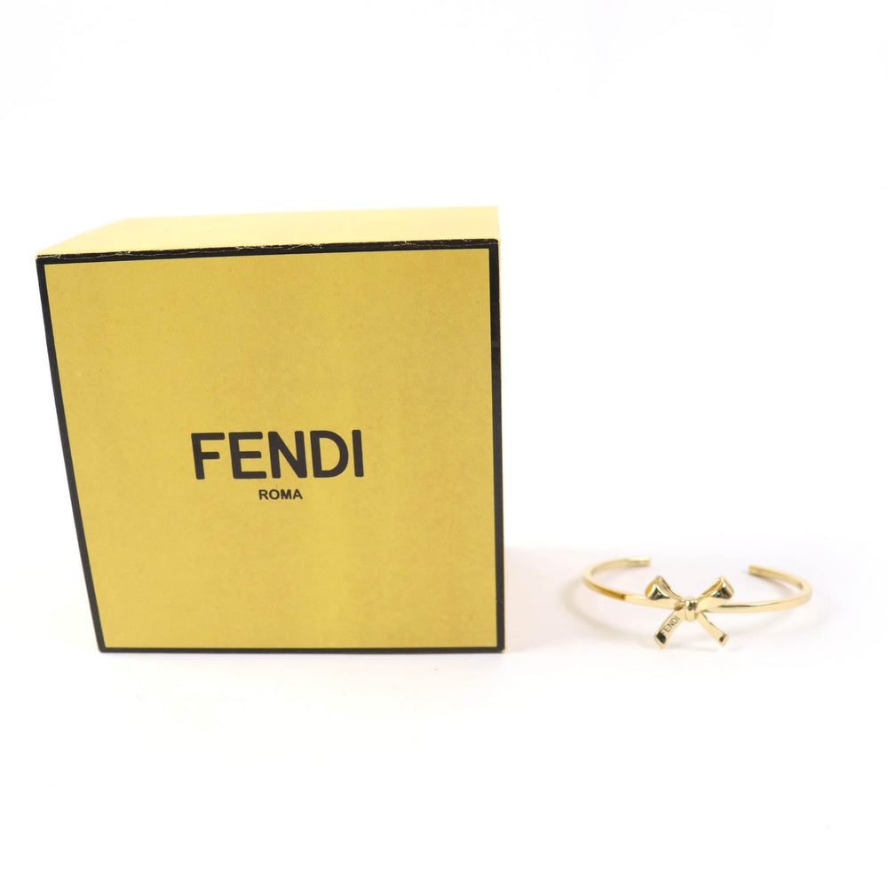 FENDI Bangle 8AK080 Gold Plated gold Women M Used Authentic