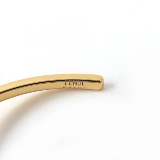 FENDI Bangle 8AK080 Gold Plated gold Women M Used Authentic