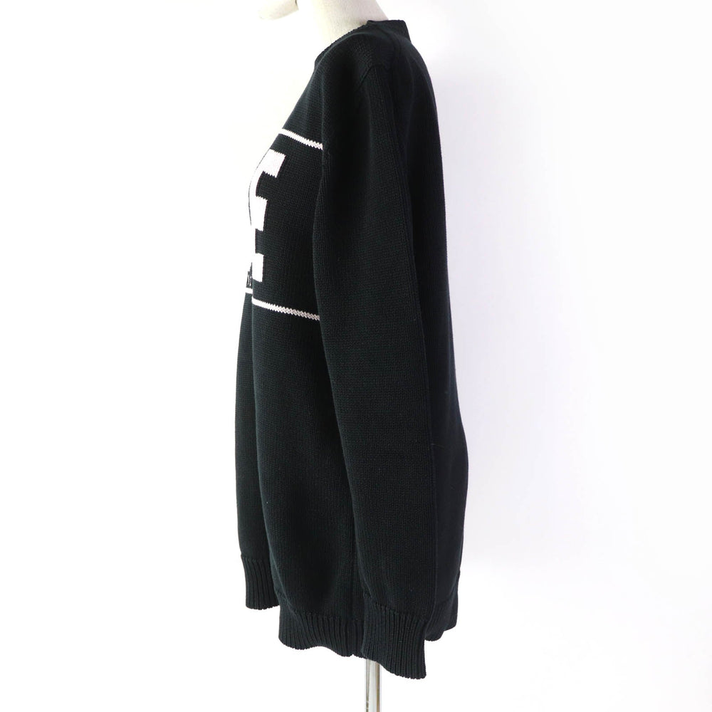 GIVENCHY knit BW9 00A4 Z01 Main: 100% cotton black Women XS Used Authentic
