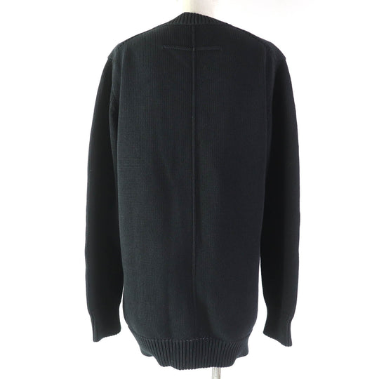 GIVENCHY knit BW9 00A4 Z01 Main: 100% cotton black Women XS Used Authentic