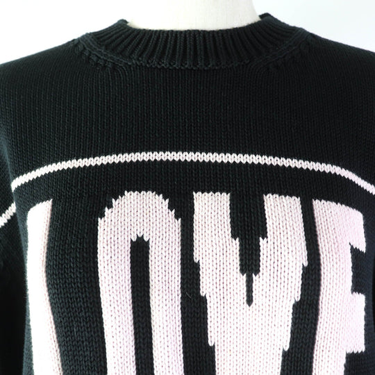 GIVENCHY knit BW9 00A4 Z01 Main: 100% cotton black Women XS Used Authentic