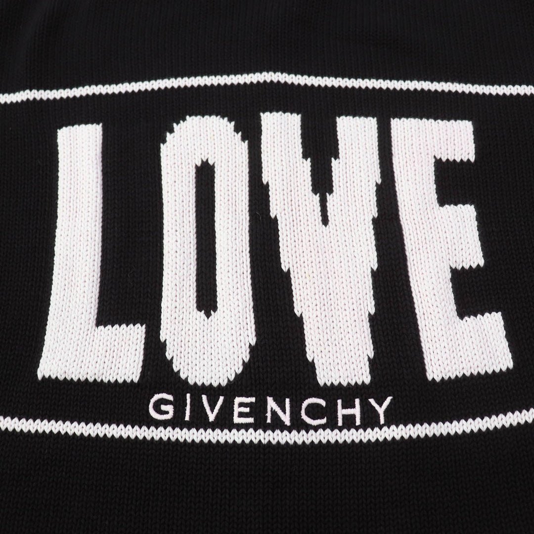 GIVENCHY knit BW9 00A4 Z01 Main: 100% cotton black Women XS Used Authentic