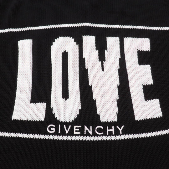 GIVENCHY knit BW9 00A4 Z01 Main: 100% cotton black Women XS Used Authentic