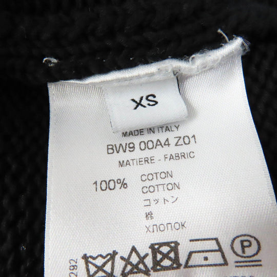 GIVENCHY knit BW9 00A4 Z01 Main: 100% cotton black Women XS Used Authentic