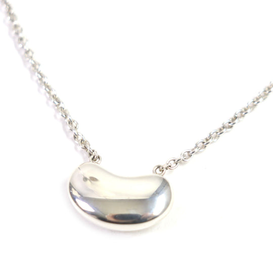 Georg Jensen Necklace 167 Main�FSV925 Silver Bean Women Used Authentic