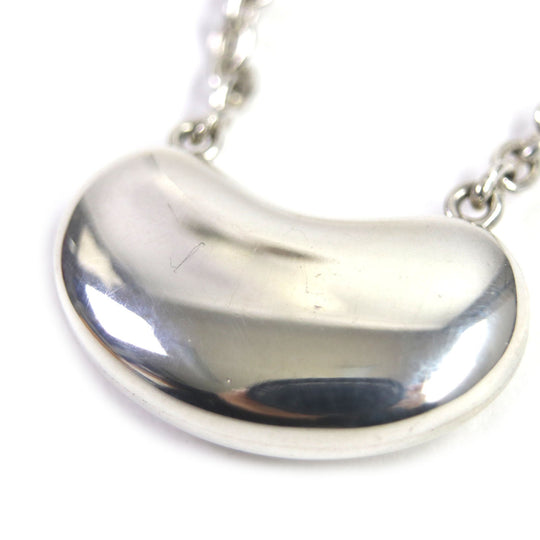 Georg Jensen Necklace 167 Main�FSV925 Silver Bean Women Used Authentic
