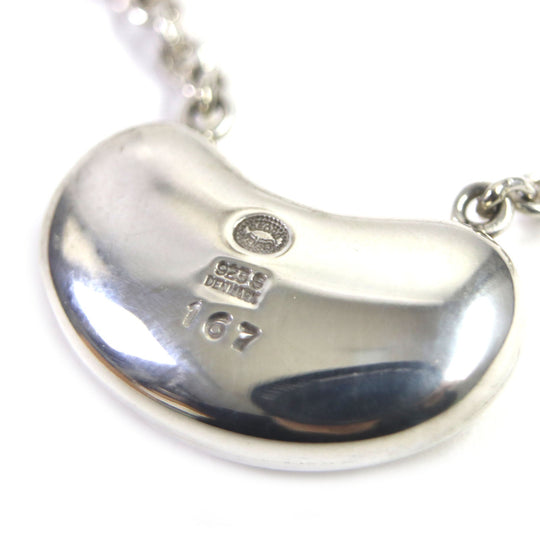 Georg Jensen Necklace 167 Main�FSV925 Silver Bean Women Used Authentic