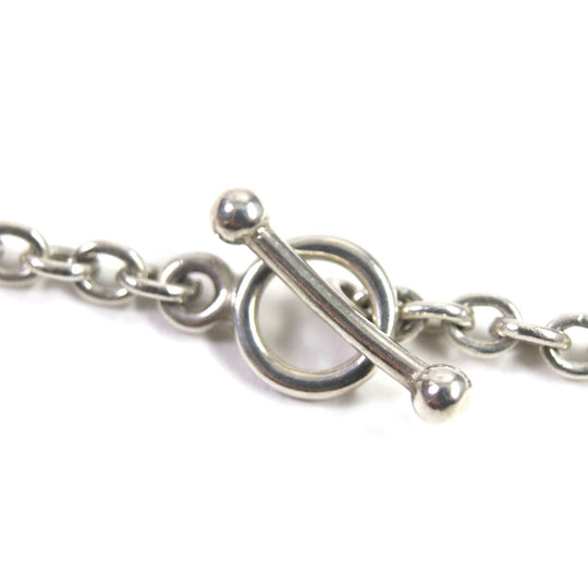 Georg Jensen Necklace 167 Main�FSV925 Silver Bean Women Used Authentic