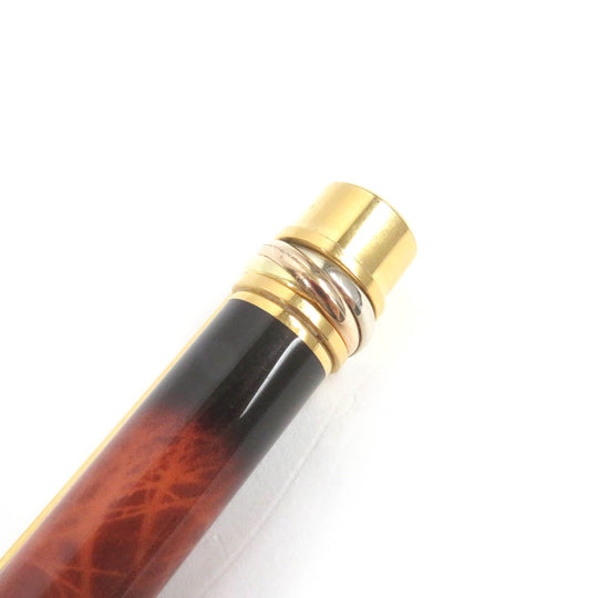 CARTIER fountain pen Nib: K18 Brown gold mens Used Authentic