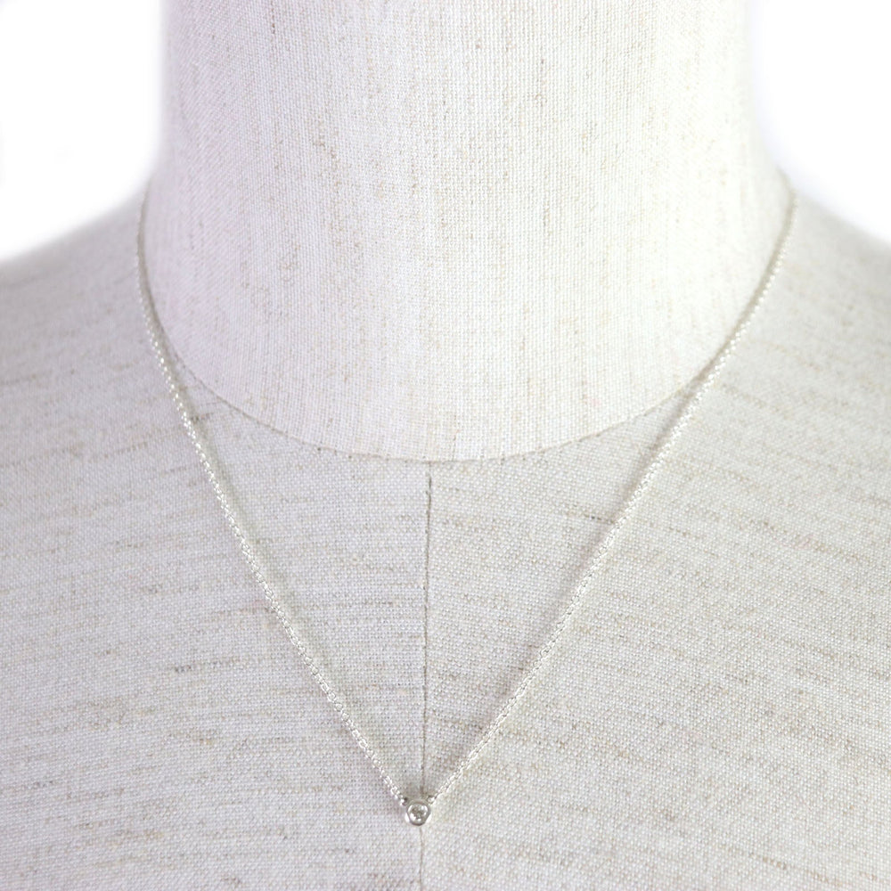 TIFFANY&Co. Necklace Main: AG925, Part: Diamond Silver By the yard Women Used Authentic