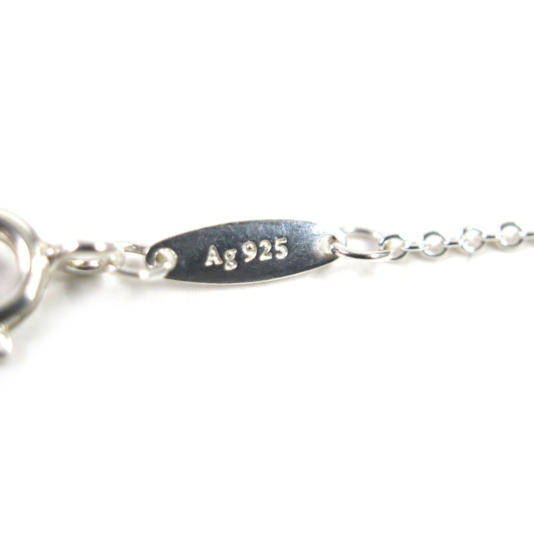 TIFFANY&Co. Necklace Main: AG925, Part: Diamond Silver By the yard Women Used Authentic