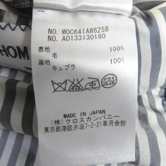 THOM BROWNE Chester coat Outer: 100% wool, Lining: 100% cupra Navy mens Zero size Used Authentic