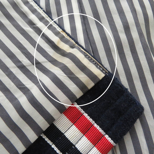THOM BROWNE Chester coat Outer: 100% wool, Lining: 100% cupra Navy mens Zero size Used Authentic