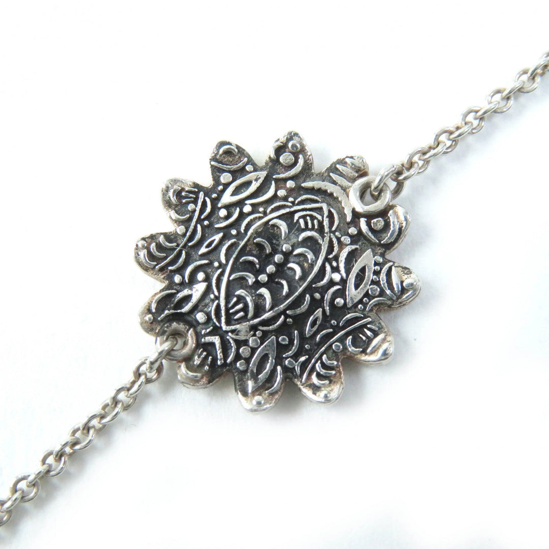 GUCCI Necklace 527402 Main�FSV925 Silver Blue type Women Used Authentic