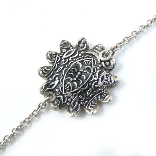 GUCCI Necklace 527402 Main�FSV925 Silver Blue type Women Used Authentic