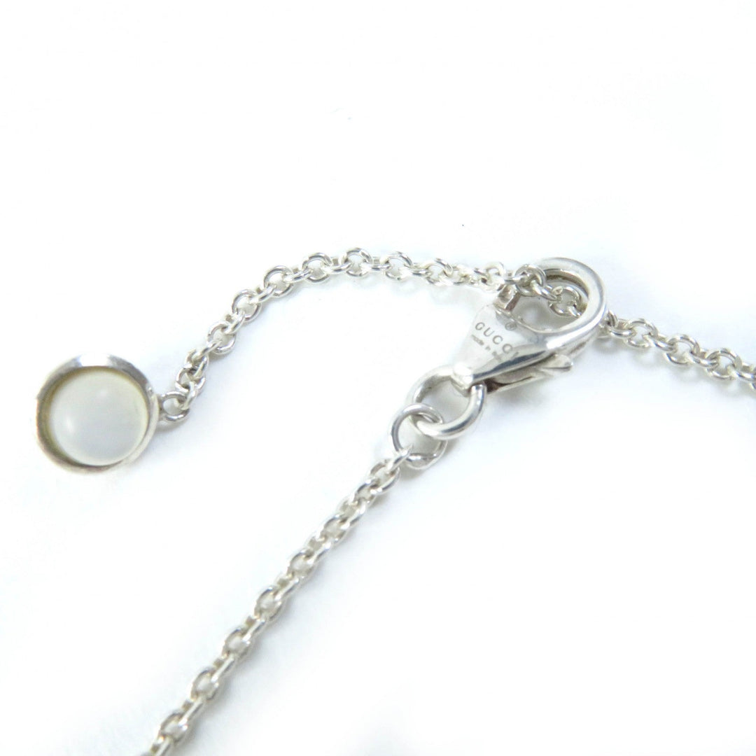 GUCCI Necklace 527402 Main�FSV925 Silver Blue type Women Used Authentic