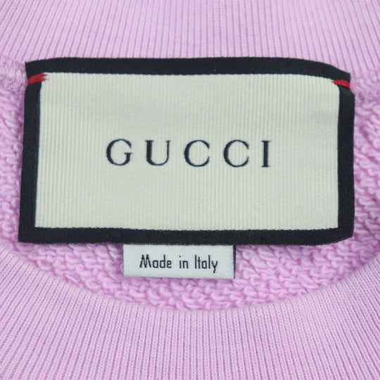GUCCI sweat 469250 Main: 100% cotton Purple pink Women XS Used Authentic