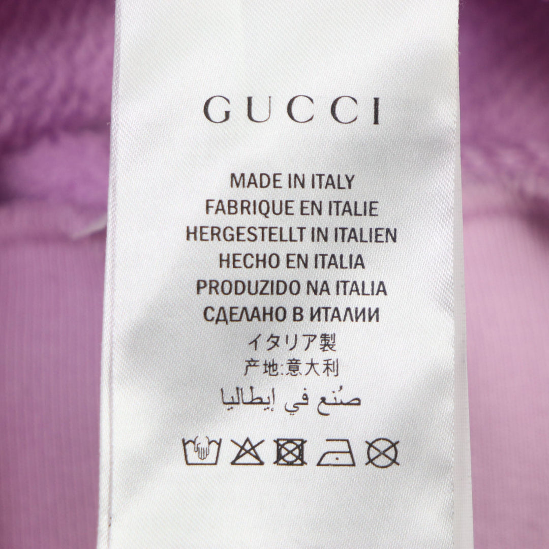 GUCCI sweat 469250 Main: 100% cotton Purple pink Women XS Used Authentic